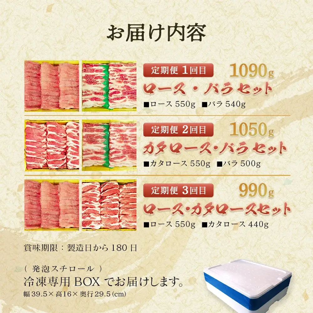 【 定期便・全3回 】彩の国黒豚 食べ比べセット【11218-0792】