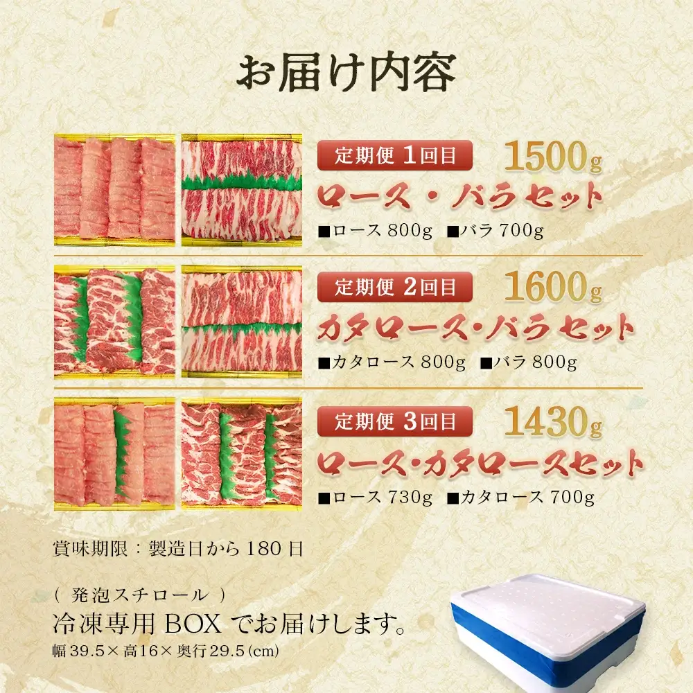 【 定期便・全3回 】彩の国黒豚 たっぷり食べ比べセット【11218-0793】