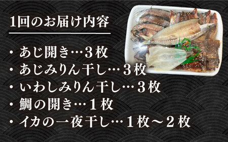 【全3回定期便】厳選 干物 セット [JAQ017] ひもの