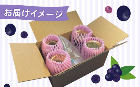 ブルーベリー ジャム 自家製 250g ×4個 計1kg 夢萬開 ブルーベリージャム berry 手作り 瓶 果物 くだもの フルーツ デザート ポリフェノール パン 朝食 ヨーグルト アイス お菓子 おすすめ アレンジ 農家直送 産地直送 数量限定 国産 愛媛 宇和島 J015-105002
