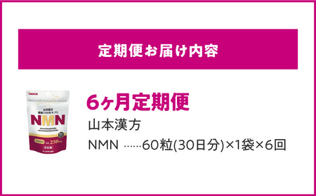 ＜6ヶ月連続定期便＞NMN[027Y28-T]βーNMN NMNサプリメント NMN60粒