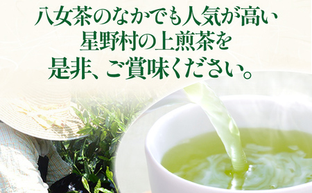 【2026年産】緑茶 星野茶 八女茶 お茶 星野村の八女茶 上煎茶 80g