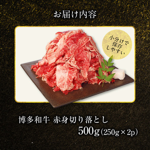 博多和牛 赤身切り落とし 500g（250g×2p） _KY4206