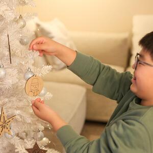 【栗】天然木のクリスマスオーナメントセット 6種類  木製 クリスマスツリー kitoen（木と縁）