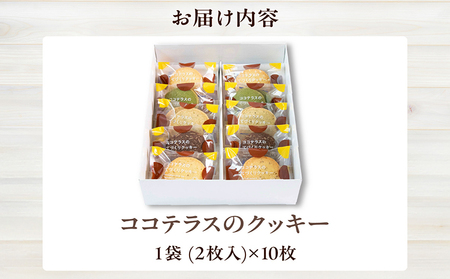 ココテラスのクッキー（10個） 洋菓子 焼き菓子 子どものおやつ おやつ 菓子 卵 ティータイム ギフト 手土産 プレゼント 個包装 こだわりスイーツ デザート グルメ ココテラス 母の日 父の日 お取り寄せ 愛知県 常滑市