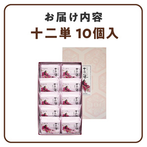 ようかんをサンド大納言小豆入りカステラ【十二単】（10個入）[008N05] カステラ ようかん 大納言小豆 羊羹 スイーツ おかし お菓子 手土産 ギフト 個包装 常温 長崎堂