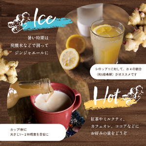 【 小豆島 】小豆島プレーンジンジャーシロップ3本セット 飲料 ドリンク シロップ ジンジャー 生姜 スパイシー ギフト 贈り物 香川 香川県 土庄 土庄町