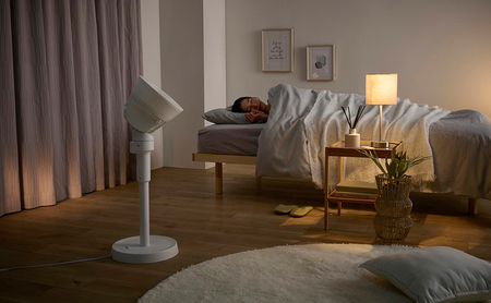 扇風機 サーキュレーター扇風機 STF-AC15TEC-W ホワイト アイリスオーヤマ リビング 上下左右首振り 換気 軽量 お手入れ簡単 リモコン付き オールシーズン対応 おしゃれ 衣類乾燥 部屋干し 3D送風