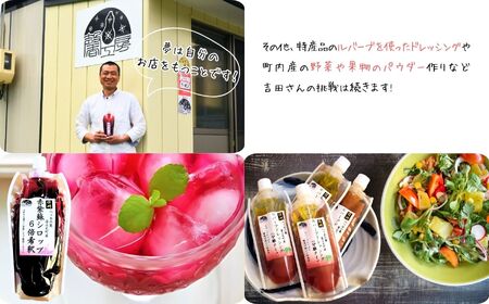 濃縮 赤紫蘇シロップ ６倍希釈 500ml×３本 | 紫蘇シロップ 馨工房 