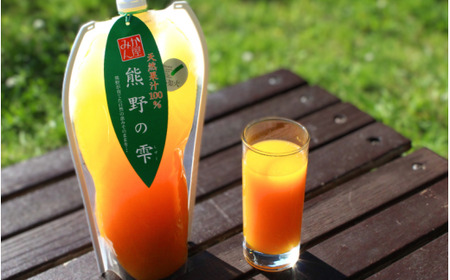 【予約受付】 天然果汁100％ みかんジュース 熊野の雫（不知火）1L×2  ※2026年4月より発送予定 / ジュース 不知火 しらぬい デコポン 1000ml 果汁100％ ストレート パウチ入 柑橘 和歌山県 田辺市【hso008】