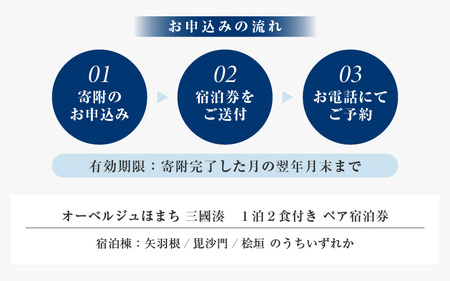 オーベルジュほまち 三國湊 1泊2食付き ペア宿泊券 Aプラン～【世界に誇る日本のフレンチを味わう】日本文化の宝箱 三國湊の地で伝統的な町家滞在～【感謝券】 【宿泊 観光 国内旅行 宿泊施設 ペアチケット 旅行 食事付き フレンチ料理】 [Q-19401]