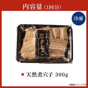 【 訳あり 】国産 肉厚 煮穴子 300g 冷凍 あなご あなご