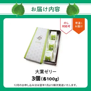 大葉ゼリー 3個入り J05007