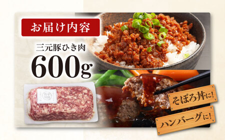 平田牧場 ひき肉 600g 豚肉 餃子 つくね [AJAP076]