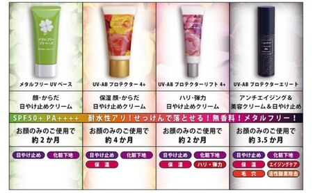 日やけ止め 顔用 SPF50+ PA++++ メタルフリー 日焼け止め