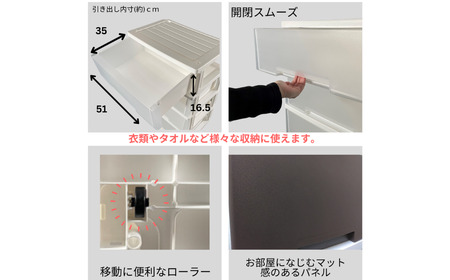 NEWLIFE ワイドチェスト収納3段 オパールピーチ 衣装ケース 新生活 引っ越し 棚 押し入れ収納 リビング収納