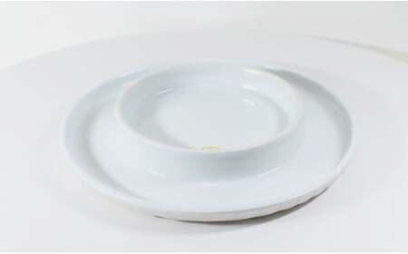 盛り映えする器シリーズ ふんわりプレート皿（ホワイト）有田焼 幸楽窯 器 食器 白 和食 洋食 A24-92