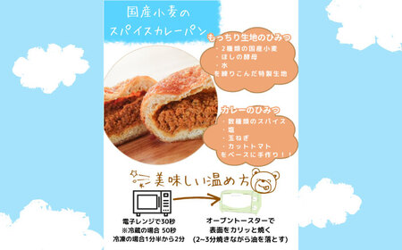 スパイスカレーパン4種食べ比べセット / 国産 小麦 パン カレー かれー カレーパン パン 冷凍パン かれーぱん 自家製 冷凍 惣菜 おかず 惣菜パン / 稲沢市 / あおぞらカレーパン [BMAA001]