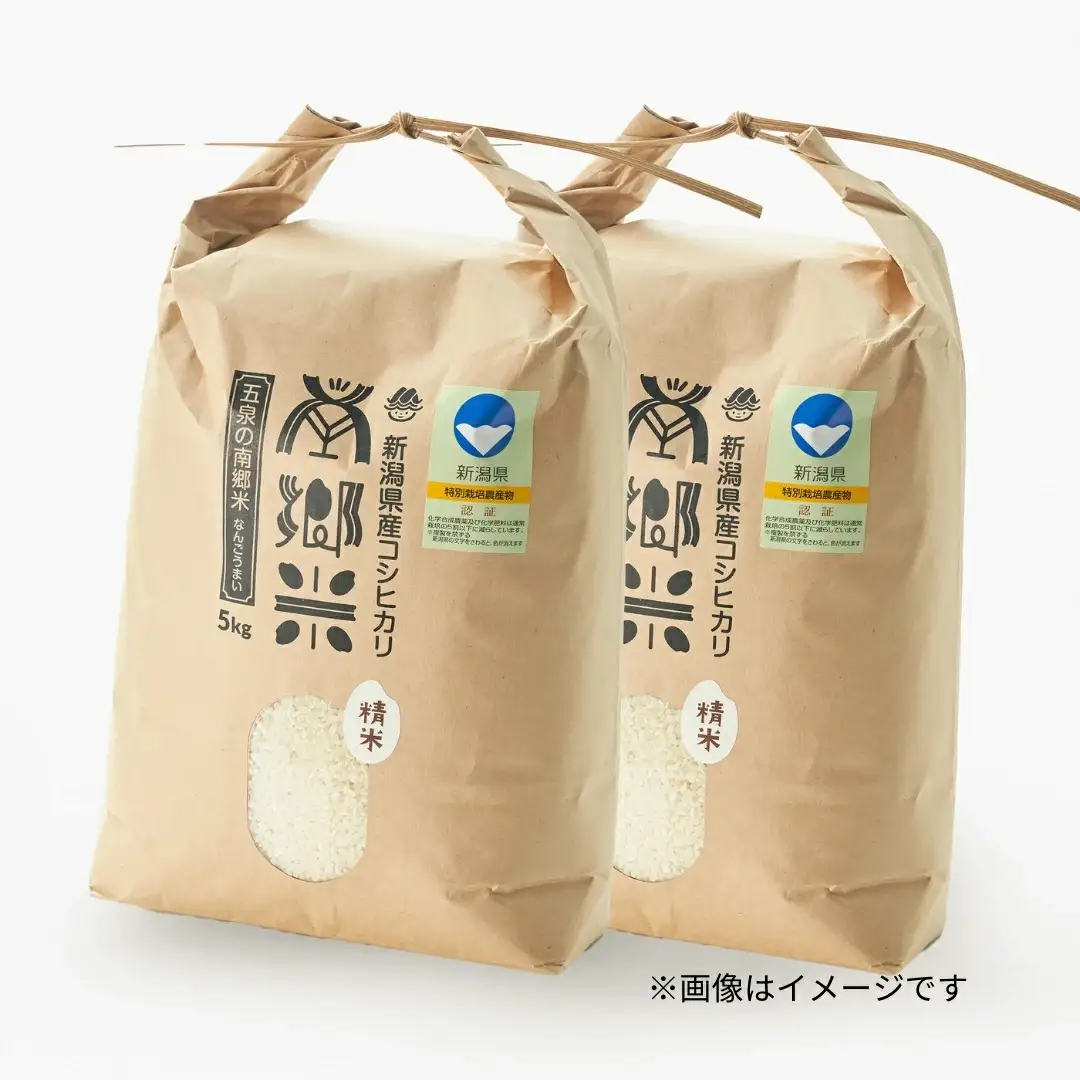 令和7年産 特別栽培米コシヒカリ 南郷米 10kg（5kg×2袋）