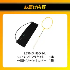 バドミントンラケット NEO S6J (ネオ エスロクジェイ) R17002