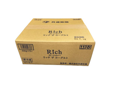  共進牧場 リッチザヨーグルト 400g×6個 / ヨーグルト