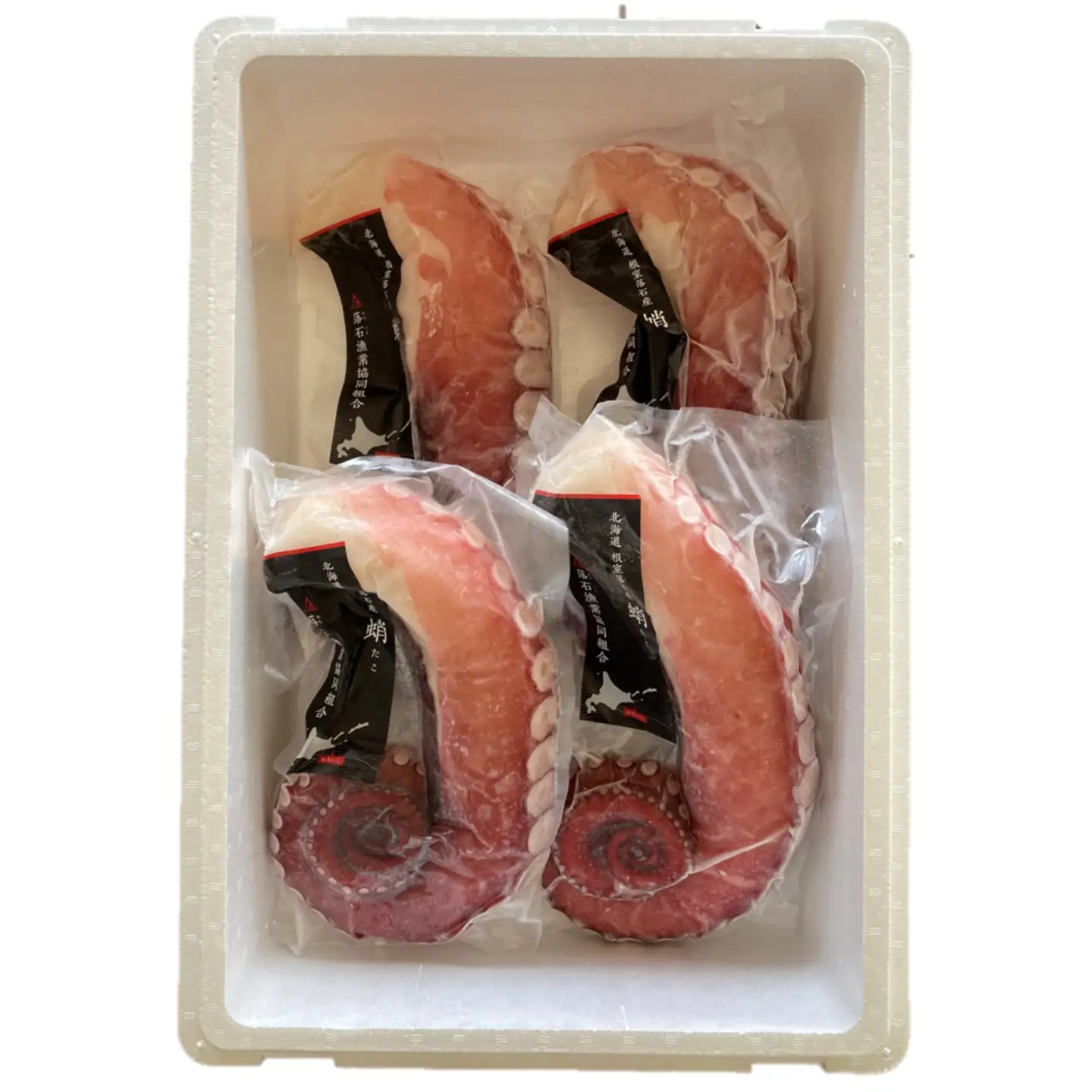 【北海道根室産】ボイル水たこ足4本(計4.5kg) D-20003