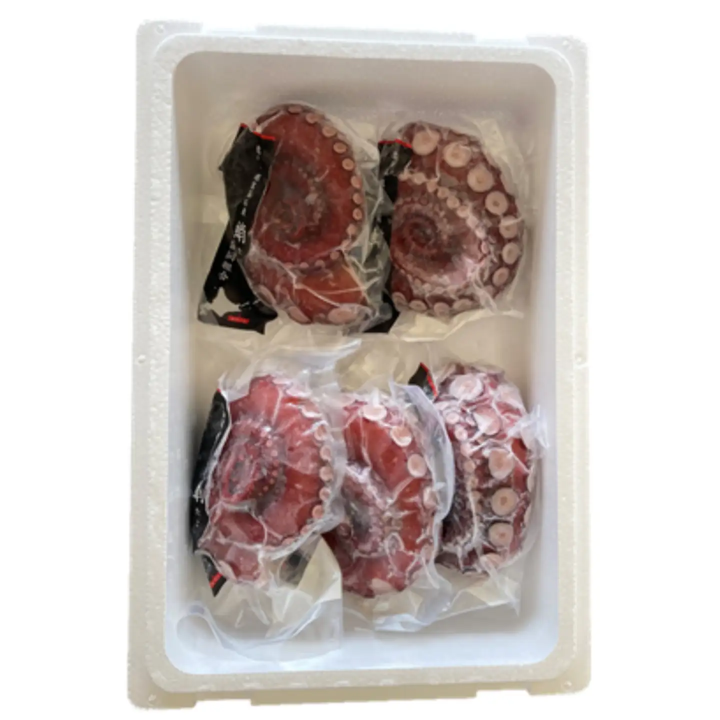 【北海道根室産】ボイル水たこ足先5P(計1.6kg) B-20006