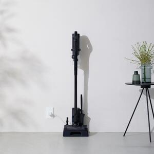 掃除機 充電式サイクロンスティッククリーナー コードレス サイクロン式 置くだけで充電 自走式 アイリスオーヤマ パワフル パワーヘッド SCD-185PM-Bブラック