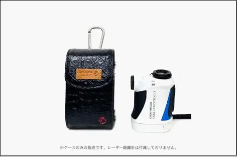 【ブラック】博多革工房HOMMONが作ったゴルフ距離計ケース【クロコダイル】 | 雑貨 日用品 人気 おすすめ 送料無料