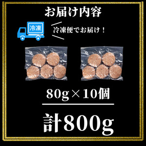 ハンバーグ 10個 合い挽き 阿波牛使用 ハンバーグ
