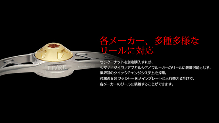 LIVRE リブレ Feather 85（ダイワB1）（ガンメタ×ゴールド） F25N-221[AMBB098-1]