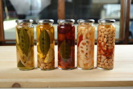 佐賀産熟成お酢使用【佐賀野菜のピクルス】5本：B210-012