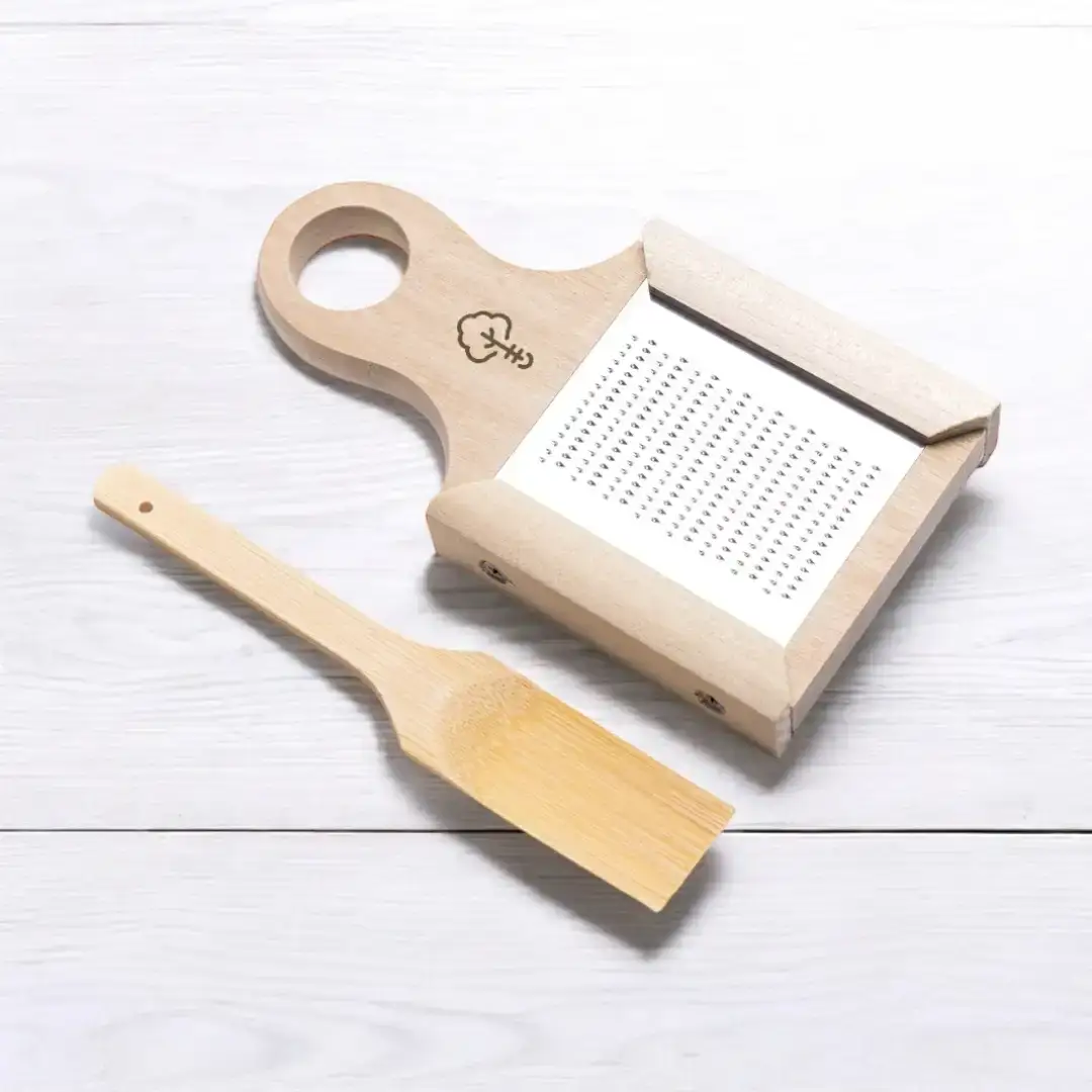 薬味おろしと木柄ピーラー 皮むき 時短 調理器具 キッチン用品 キッチンツール 燕三条製 [小柳産業]【012S097】