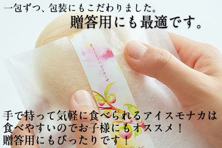 幻のスモモ【ハニーローザ】使用アイスモナカセット8個入《60日以内に出荷予定(土日祝除く)》熊本県玉名郡玉東町 すもも ぷらっとぎょくとう
