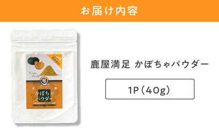 2599 鹿屋満足 かぼちゃパウダー40g KN026-005-01 野菜 加工食品