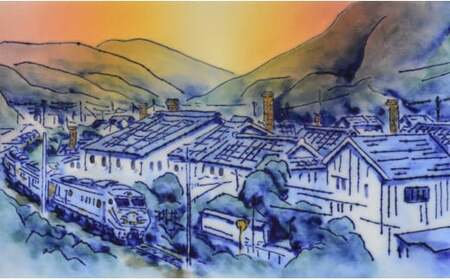有田焼 線刻陶額「初夏の夕映え～有田風景～」【聡窯 辻聡彦】陶磁器 風景画 絵画 陶画 絵 インテリア アート ギフト A300-51