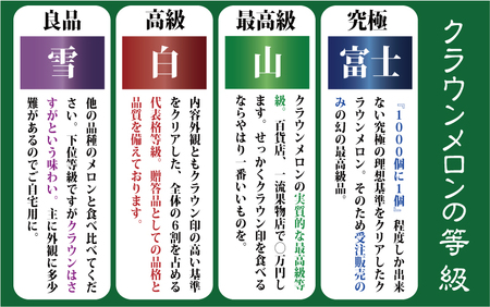 【一年中食べられる!】クラウンメロン (山等級) 1玉 静岡県産 高級 マスクメロン【配送不可地域：離島・北海道・沖縄県】【1092251】