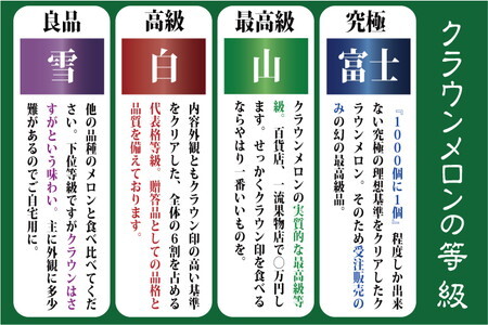 【一年中食べられる!】クラウンメロン (山等級) 3玉 静岡県産 高級 マスクメロン【配送不可地域：離島・北海道・沖縄県】【1104738】