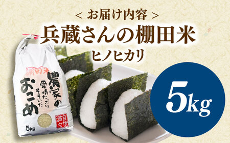 【令和7年度産】兵蔵さんの棚田 米 5キロ 米 5kg 米 お米 5kg [QAT016]