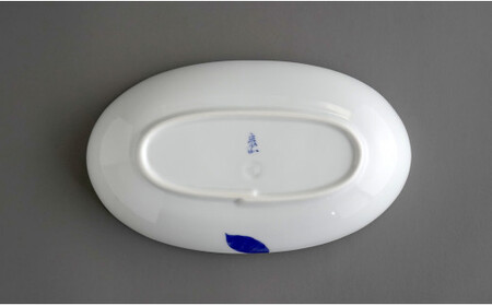 有田焼 食洗機対応 鉄仙花カレー皿 2点セット【泰山】食器 器 うつわ 皿 楕円皿 ボウル A50-324