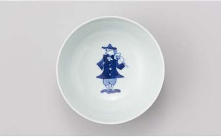 有田焼 しん窯 青花 ハーモニシリーズ 4寸ボウル 5個セット【小島芳栄堂】食器 うつわ 器 手描き 35000円 3.5万円 A35-491