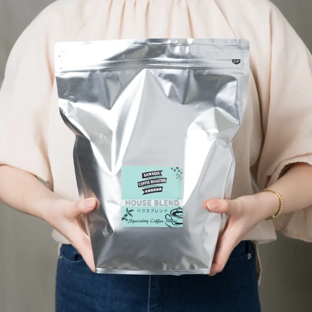 自家焙煎珈琲ハウスブレンド １kg(粉) コーヒー 珈琲 コーヒー豆 レギュラーコーヒー 癒し