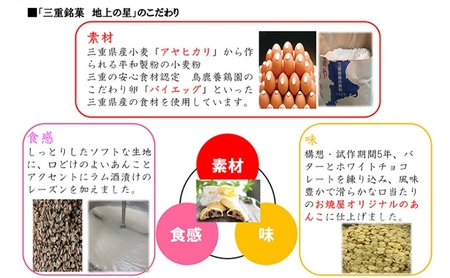 三重銘菓「地上の星」12個入　銘菓 お菓子 創作 和菓子 創作菓子 個包装 ギフト 三重県 津市 まんじゅう 饅頭 お菓子 