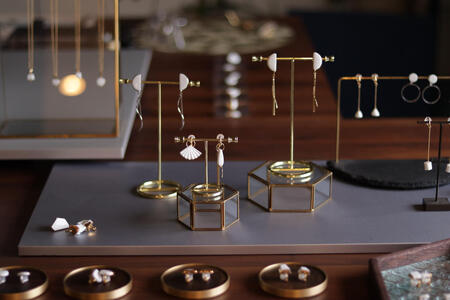 白磁ネックレス【6.kiln】アクセサリー 白磁 有田焼 清六窯 A24-155