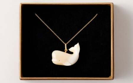 【数量限定】くじら工芸品 くじらペンダント ／ 工芸品 鯨 歯 アクセサリー 雑貨 お土産 五島 玄海 九州 長崎