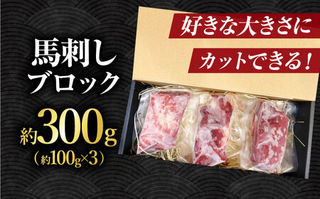 熊本 馬刺し「なか園」赤身馬刺し 約300ｇ【有限会社スイートサプライなかぞの】[ZBV065]