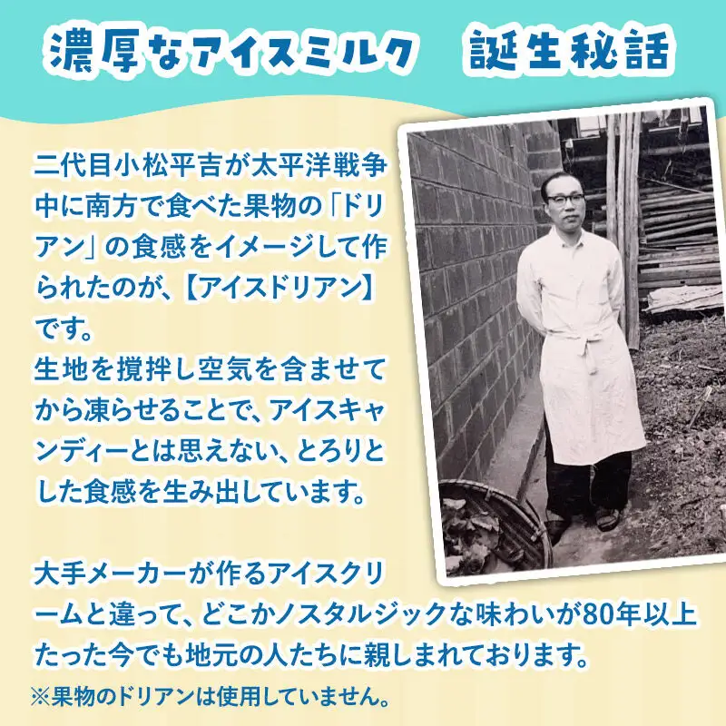 アイスドリアン ミルクセット（20本入）