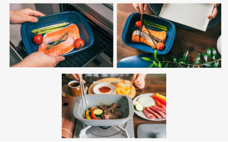 有田焼 5way plate グレイ おしゃれな土鍋【まるぶん】 料理家 河瀬璃菜 コラボ 食器 調理器具 キッチン用品 35000円 3.5万円 A35-572