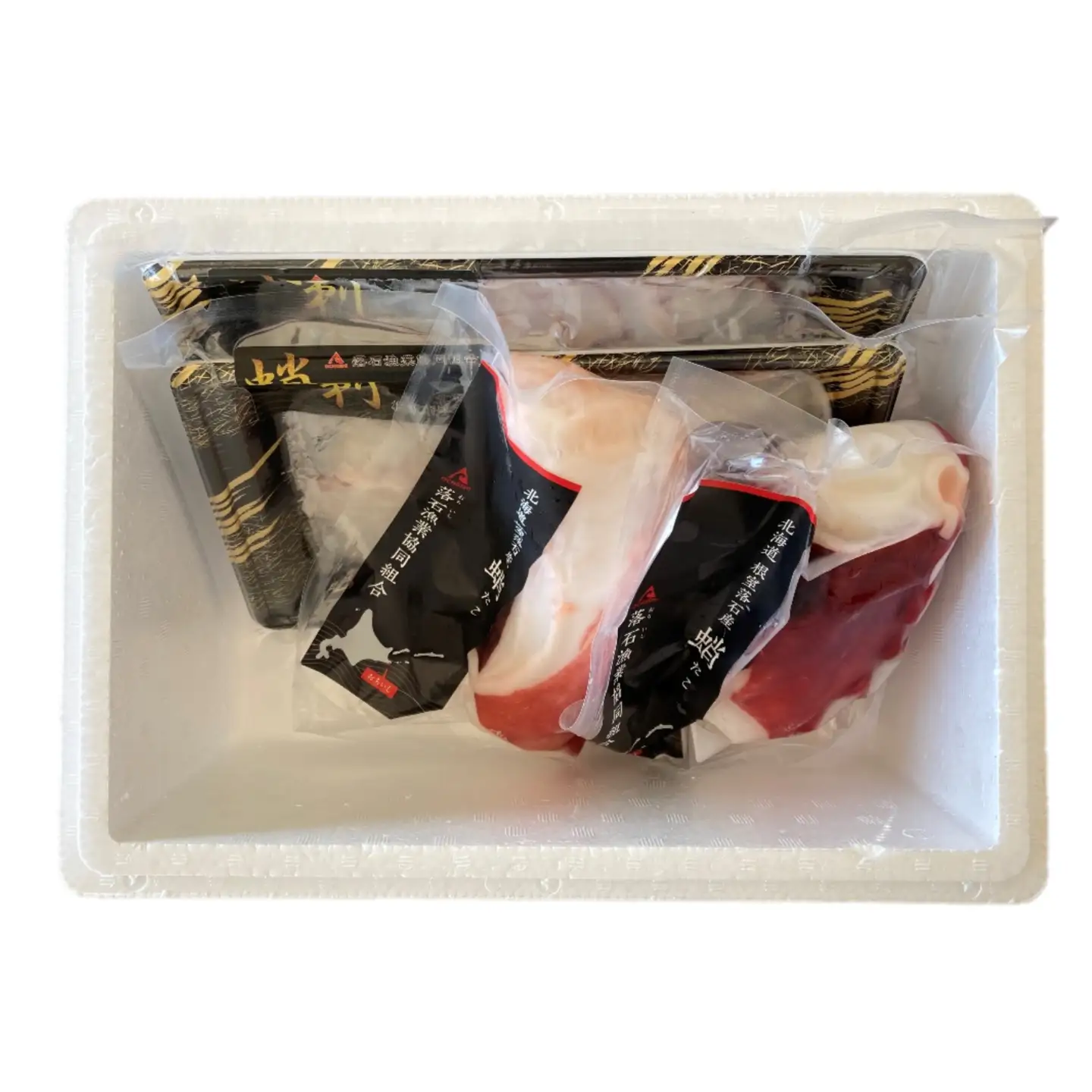 【北海道根室産】ボイル水たこ足ブロック500g×2P、スライス150g×2P C-20006