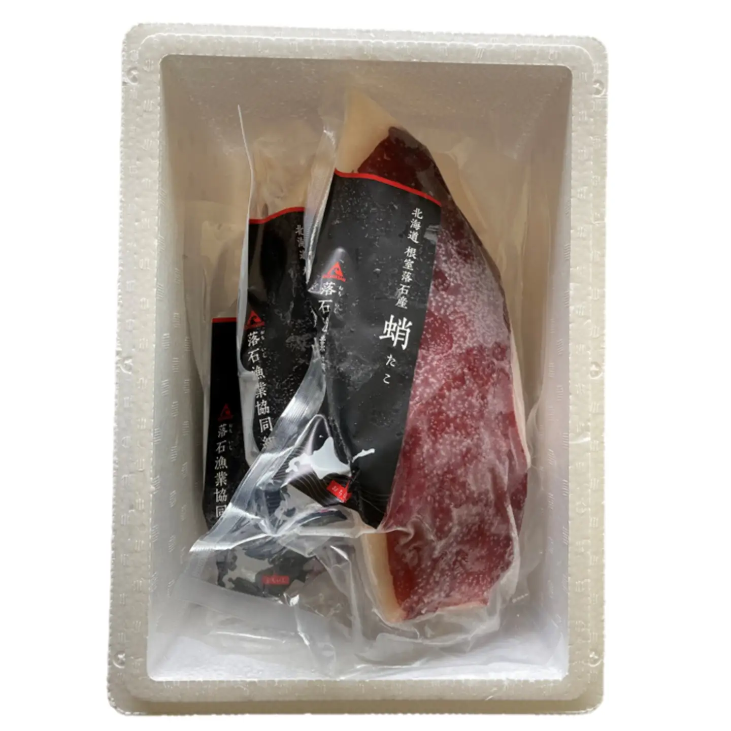 【北海道根室産】ボイル水たこ頭カット4P(計1.8kg) A-20005